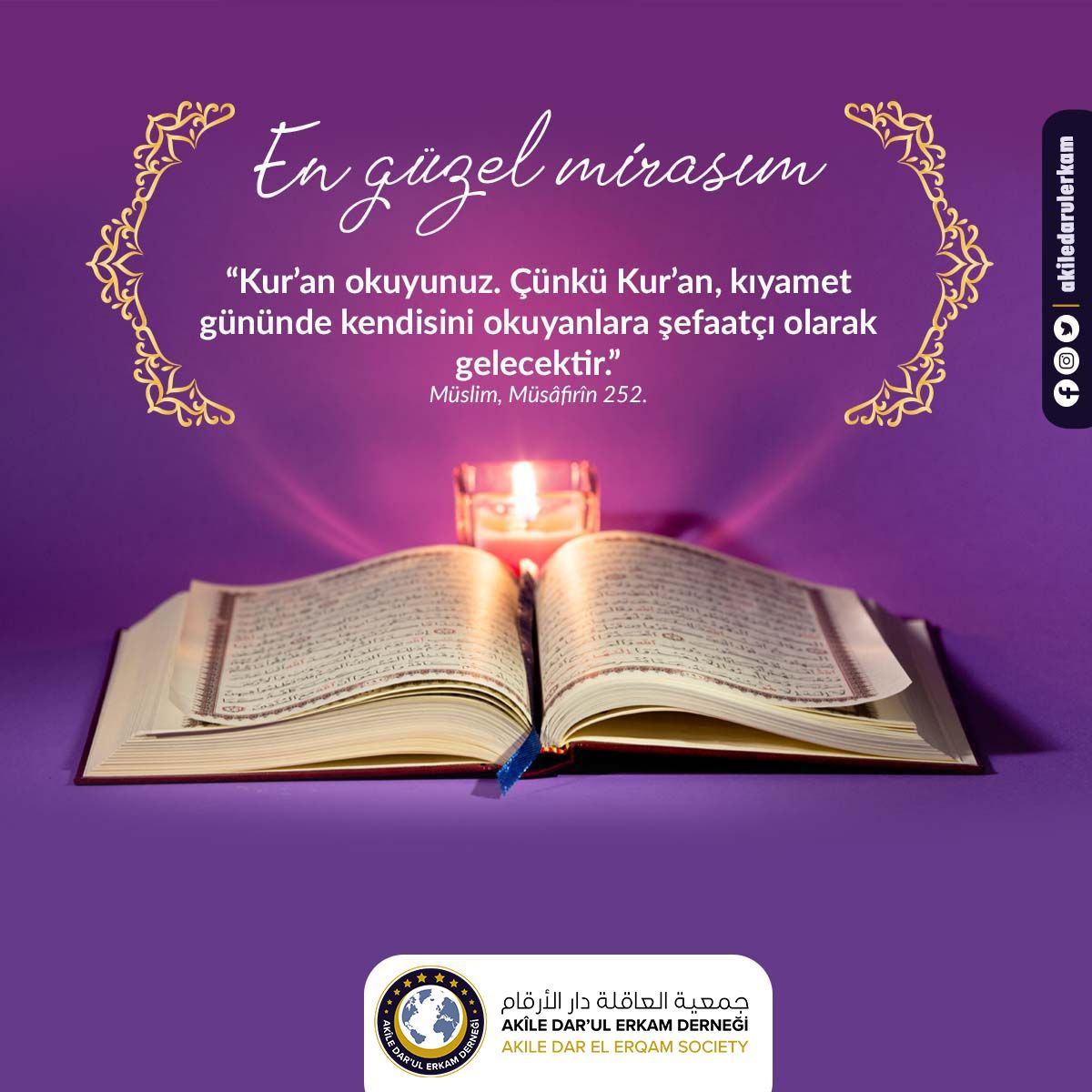 Kur'ân-ı Kerim Okumanın Fazileti İle İlgili Hadisler